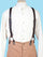 Scully Wahmaker Men's Leather Buckle Suspenders 540765