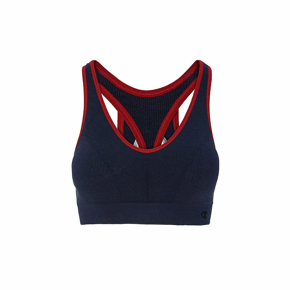 Champion Women The Infinity Cotton Rib Sports Bra B1456
