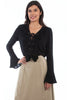Scully Women's Ruffled Front Blouse RW614