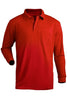 Long Sleeve Pique Polo with Pocket Unisex 1525
