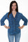Scully Jacket Womens 3/4 Sleeve Button Front Gusset Flap PSL-191