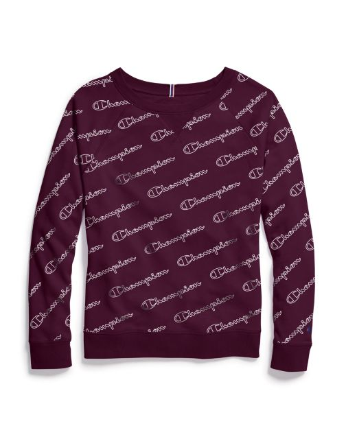 Women's Plus Heritage French Terry Print Crew