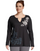JMS Split Neck Long Sleeve Graphic Tee OJ935