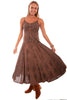 Scully Honey Creek Womens Spaghetti Strap Dress Front Tie HC63