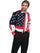 Scully RangeWear Men's 100% Cotton American Flag L/S Western Shirt RW029