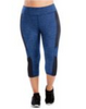 Just My Size Active Blocked Capris OJ364