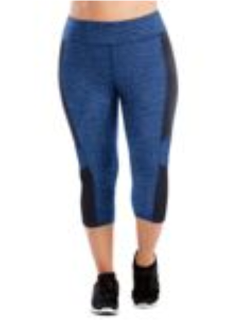 Just My Size Active Blocked Capris OJ364