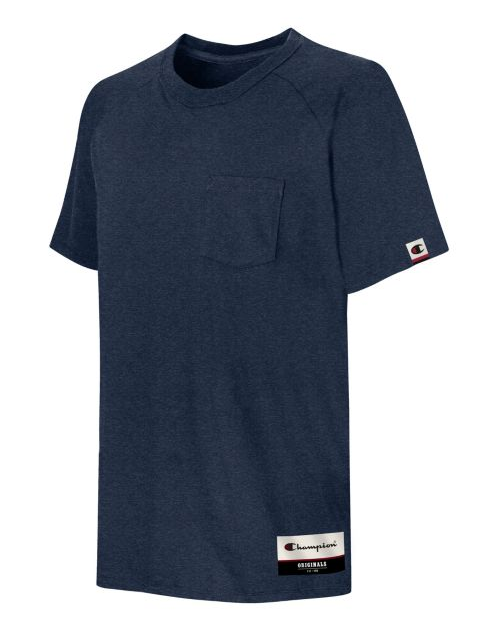 Champion Authentic Originals Men's Soft-Wash Short Sleeve Pocket T AO250 GRTDYE