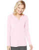 Women's Hanes Lightweight Split Neck Tunic O9304