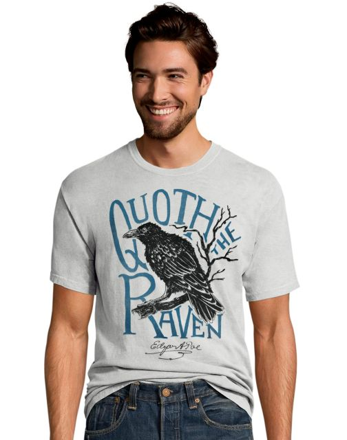 Hanes Men's Edgar Allen Poe Graphic Tee GT49 Y07537