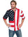 Scully Rangewear Men's 100% Cotton S/S USA Flag Western Shirt 3X-4X RW029SSX