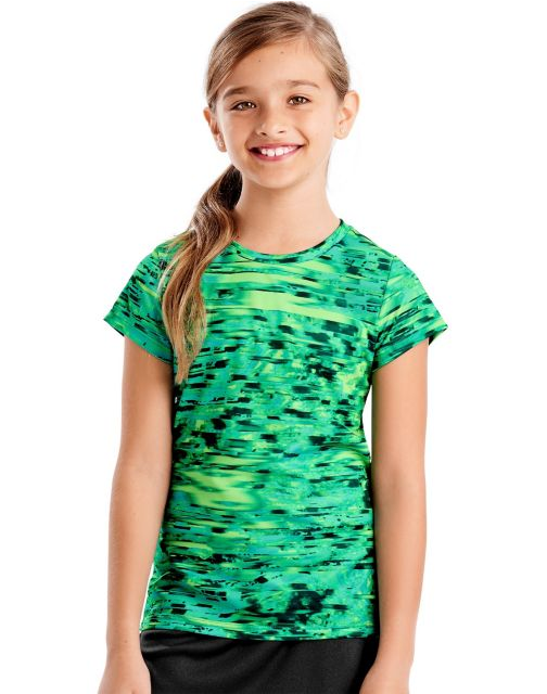 Hanes Sport™ Girls' Speed Dash Performance Tee OK327