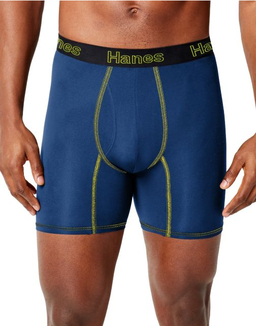 Hanes Men's Comfort Flex Fit® Breathable Mesh Boxer Briefs 3-Pack CFFBP3