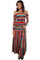 Scully Women's Serape Maxi Tiered Skirt HC515