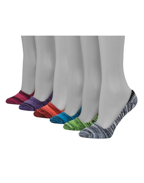 Hanes Women's Invisible Comfort Ballerina Liner 6-Pack HC726B