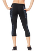 Hanes Sport™ Women's Performance Blocked Capri Leggings O9338