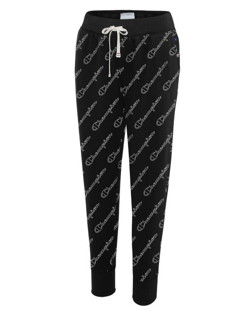 Champion Women's Heritage Joggers, Allover Logo M9537P