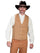 Scully RangeWear Men's 100% Cotton Double Breasted Canvas Vest RW150