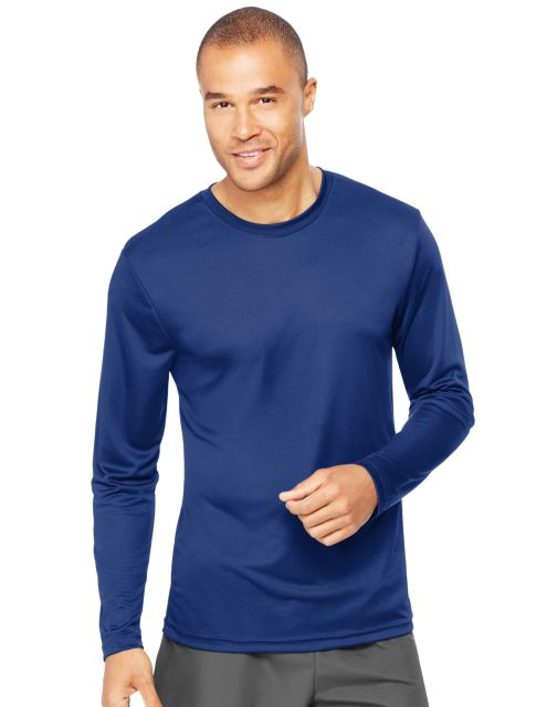 Hanes Cool DRI® Performance Men's Long-Sleeve T-Shirt 482L