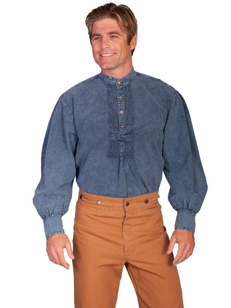 Scully RangeWear Men's 100% Cotton Vintage Long Sleeve Full Cut Shirt 500020