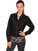 Scully Contemporary Women's Tonal Lace Blouse 100% Cotton Cap Sleeve PSL-012