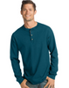 Hanes Men's Beefy-T Long-Sleeve Henley O5719