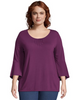 JMS Bell Sleeve Pintuck Tunic OJ938