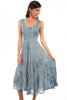 Scully Women's Full Length Dress 100% Rayon Lace Up HC118
