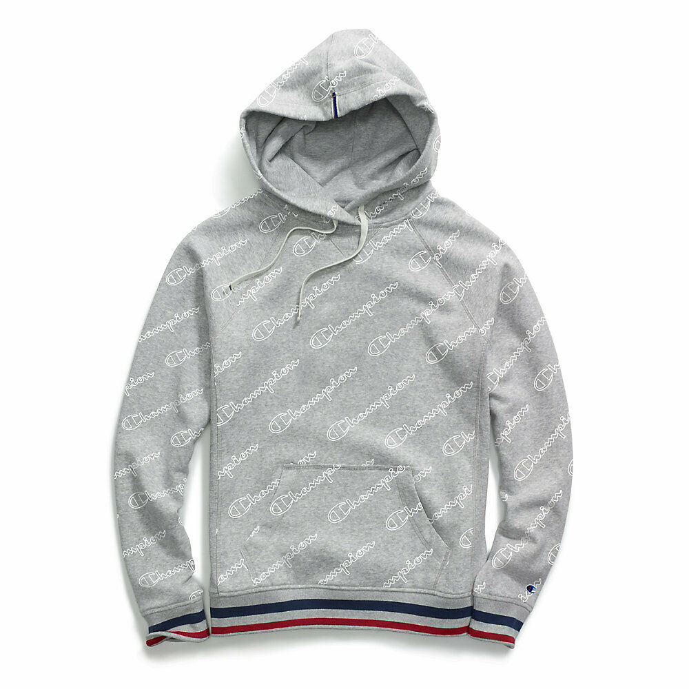 Women's Heritage Fleece Pullover Hoodie, All Over Logo