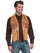 Scully Leather Men's Western Handlaced Bead Trim Vest 755