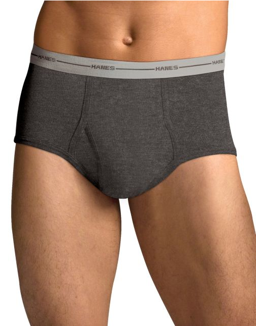 Hanes Mens TAGLESS® ComfortSoft® Full Rise Dyed Brf Comfort Flex® WB 6-Pk 7822P6
