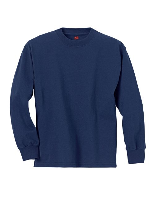 Hanes Youth ComfortSoft® TAGLESS® Long-Sleeve T-Shirt 5546