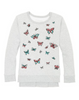 Hanes Girls' High-Low Graphic Sweatshirt K376