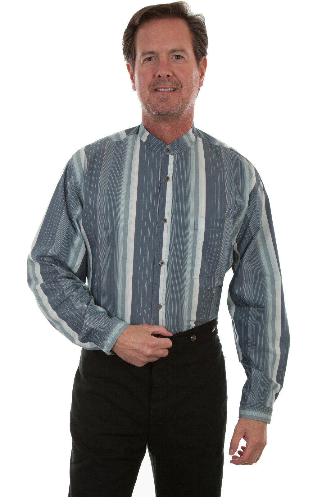 Scully Men's Striped Western Shirt 541220