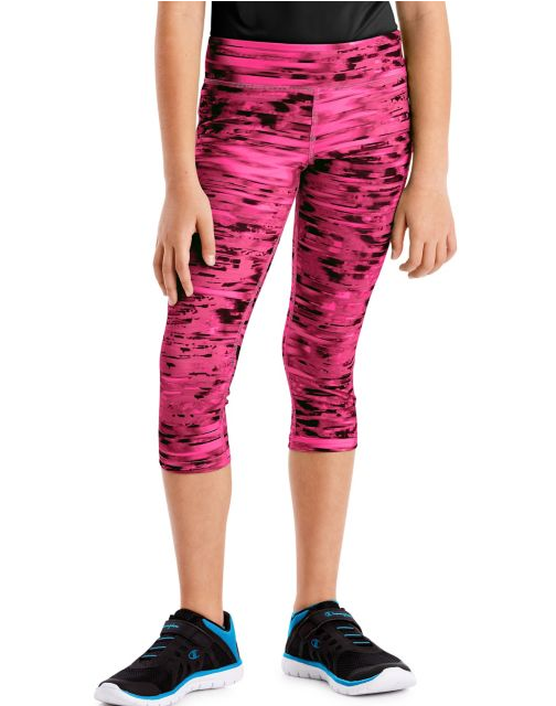 Hanes Sport™ Girls' Performance Capri Leggings OK309