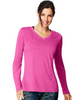 Hanes Sport™ Cool DRI® Women's Performance Long-Sleeve V-Neck T-Shirt O9309