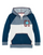 Hanes Boys' Graphic Fleece Colorblock Full Zip Hoodie D266
