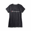Champion Women Plus Jersey V-Neck Tee Graphic-Classic Script QW124G Y07245