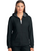 Hanes Women's French Terry High Low Zip Hoodie - Black 4B01