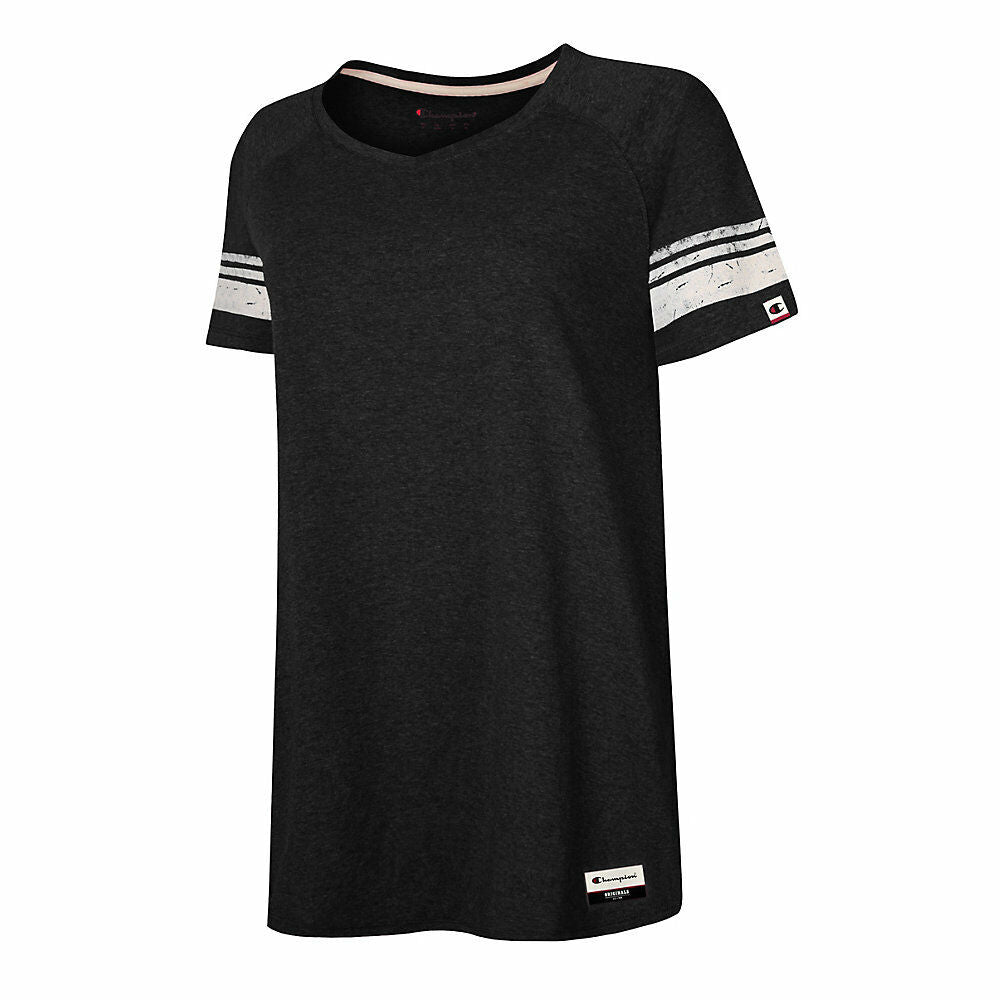 Champion Authentic Originals Women's Triblend Short Sleeve Varsity T-shirt AO350