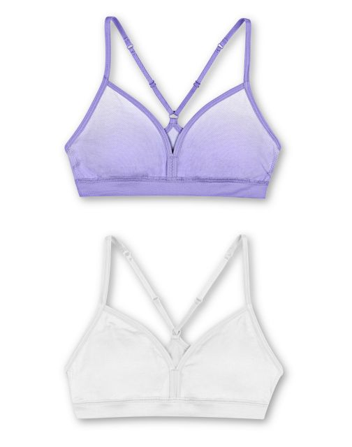 Hanes Girls' ComfortFlex Fit® Pullover Bra w/Adjustable Racerback Straps MHH198
