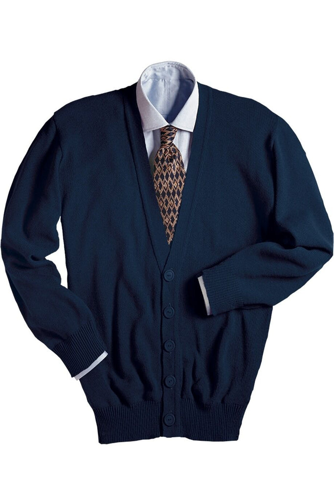 Men's V-Neck Cardigan Sweater 351