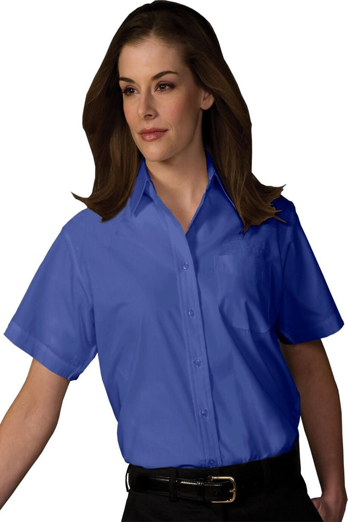 Broadcloth Short Sleeve Blouse 5313