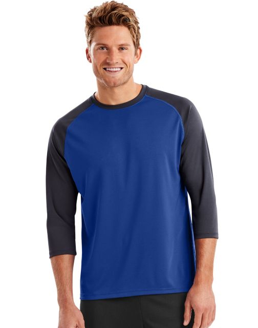 Hanes Sport™ Men's Performance Baseball Tee O5423