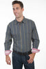 Scully Men's 100% Cotton Signature Long Sleeve Western Shirt PS-131