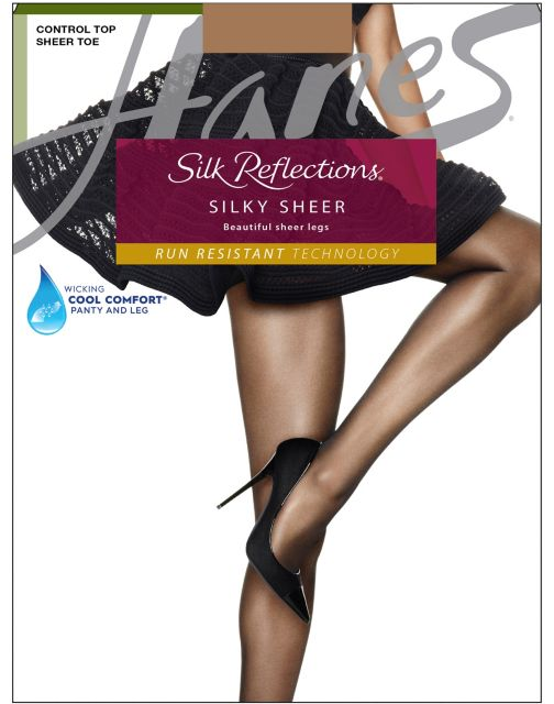 Hanes Silk Reflections Lasting Sheer Control Top Pantyhose 0A925