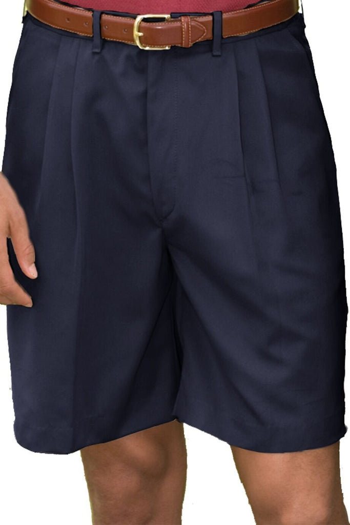 Men's Microfiber Pleated Short 9" Inseam 2474