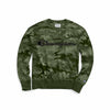 Champion Men's Vintage Dye Fleece Camo Crew, Felt Logo S3319P 549996