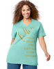 JMS Follow Heart & Dreams Short Sleeve Graphic Tee GTJ181 Y07187