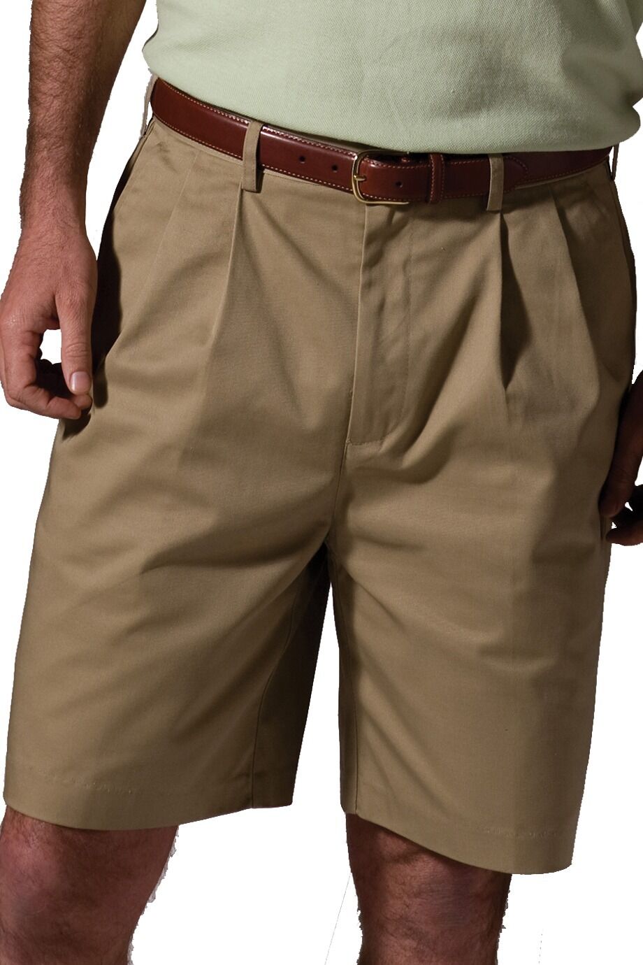 Men's Chino Pleated Short 9